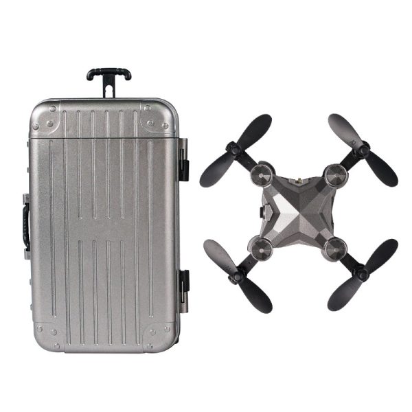 New Luggage Box Storage Box Folding Mini UAV Aerial Photography Remote Control Four Axis Children's Toys Drone - Image 5