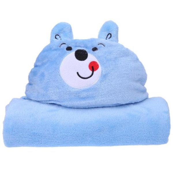 Hood Bath Towel For Kids Baby Bathrobe Cute Animal Towel - Image 4