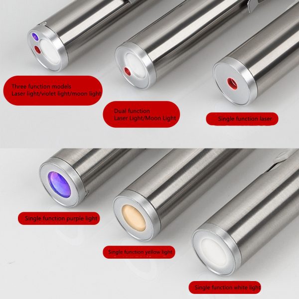 USB Rechargeable Mini Flashlight Laser Pointer - Image 5