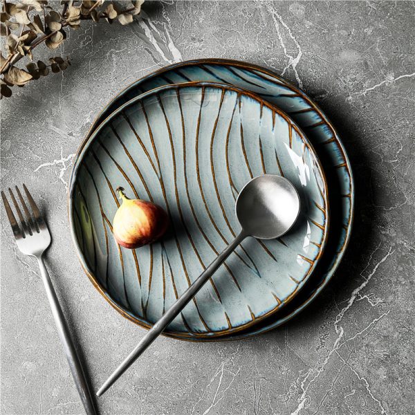Japanese-style Kiln Glaze Special Western Food Pasta Plate - Image 2