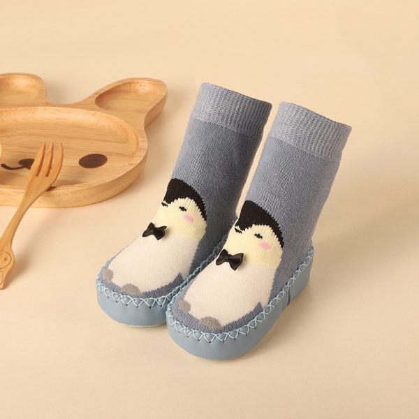 Cute Cartoon Thick Terry Anti-skid Baby Socks - Image 4