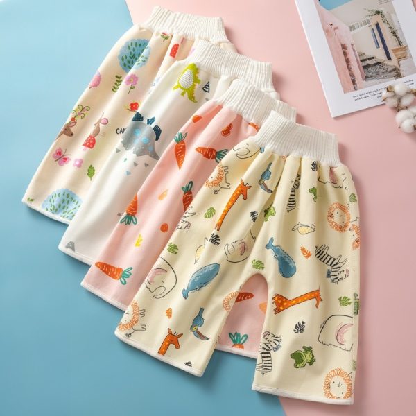 Waterproof Skirt Children's Absorbent Leak-proof High Waist - Image 3