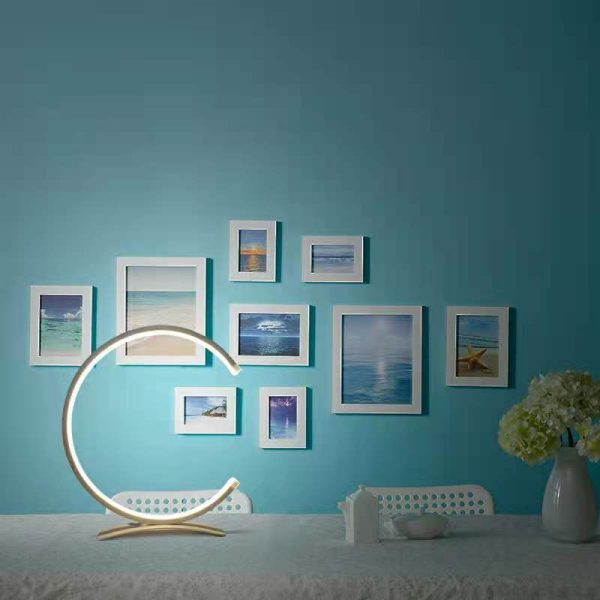 Letter LED Table Lamp Eye Protection Three-tone Light Smart Table Lamp Night Light - Image 4