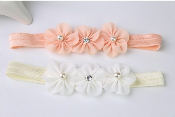 Three little plum blossom baby headband - Image 8