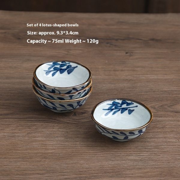 Ceramic Underglaze Sauce Dishes Commercial Catering Snacks Food Bowl - Image 4