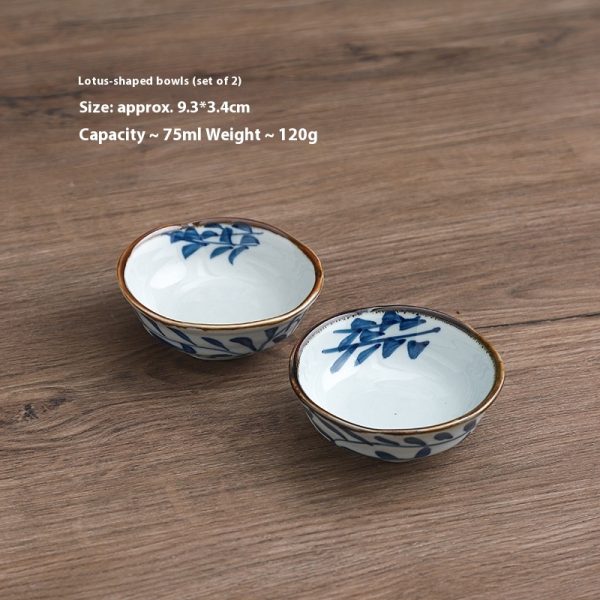 Ceramic Underglaze Sauce Dishes Commercial Catering Snacks Food Bowl - Image 9