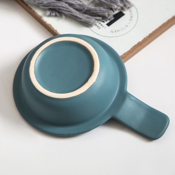 Single solid color ceramic dish - Image 3