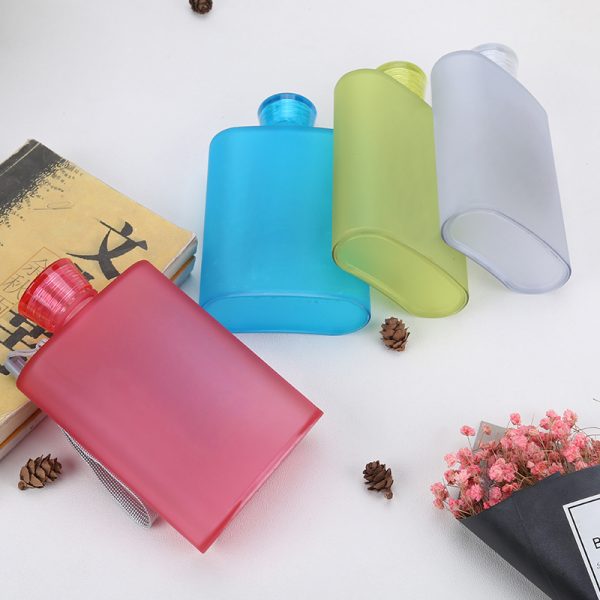 A5 flat paper kettle students handy creative plastic water bottle simple cup jug cup printed logo