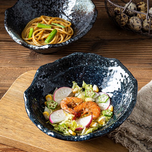 Creative Irregular Ceramic Bowl Fruit Salad Bowl - Image 8