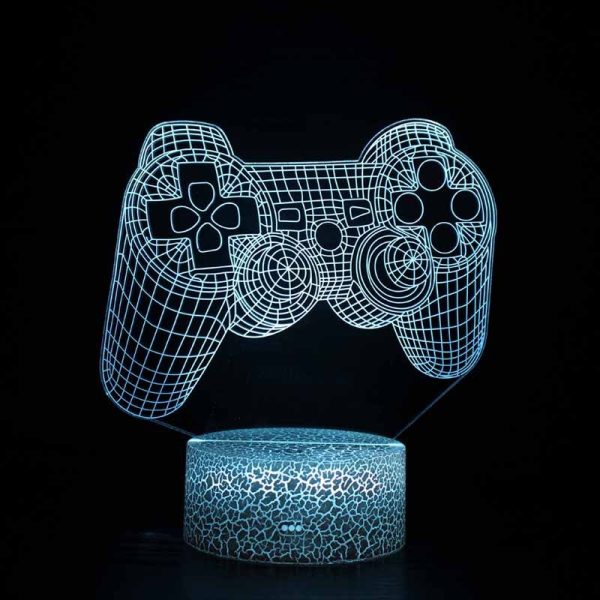 USB Atmosphere Light Bedroom Touch Table Lamp PS4 Light - Image 3