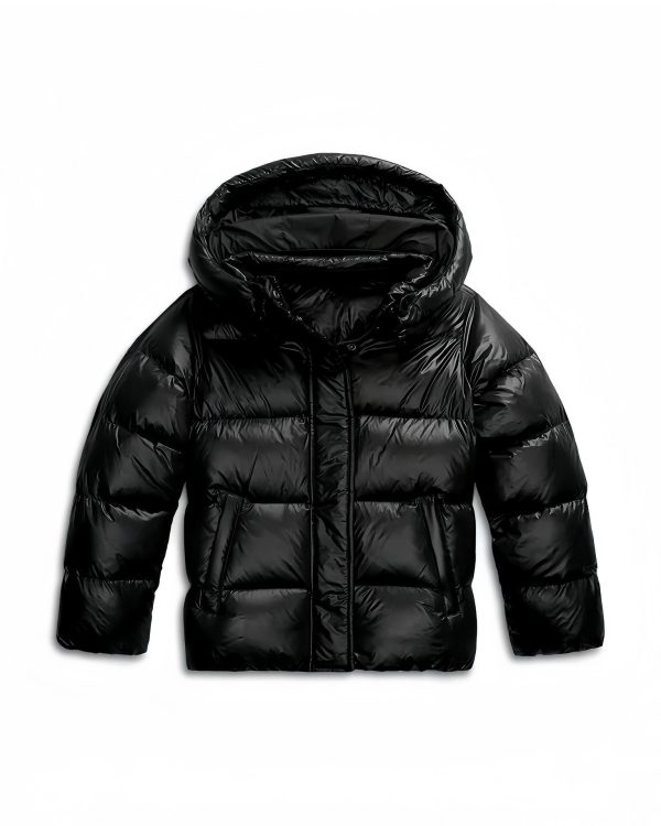 Women's Casual Hooded Cotton Jacket Puffer - Image 5