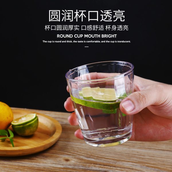 Acrylic color water cup bar ktv drink cup PC plastic cold water jug cup tray set gift household - Image 4