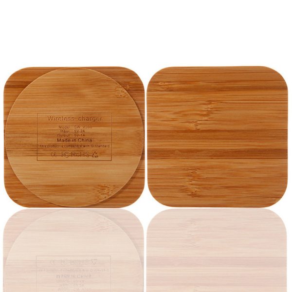 Wooden Bamboo 5W Wireless Charger - Image 3