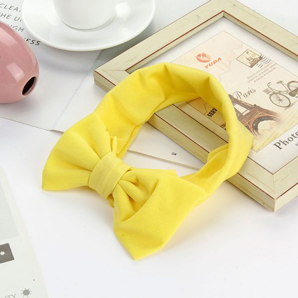Elsa Bowknot Headband  Simple And Versatile High Elastic Headband Female - Image 7