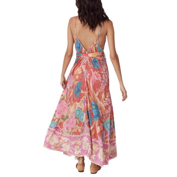 Positioning Printing Slip Dress Loose - Image 5