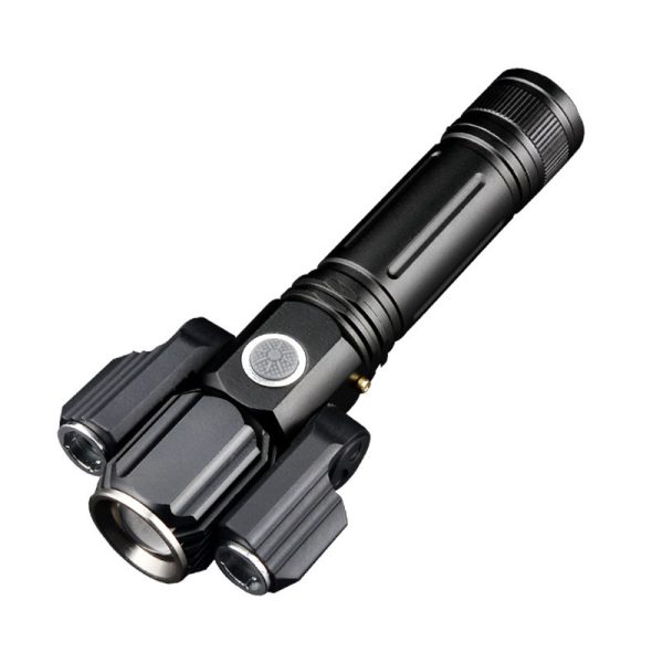 Multifunctional glare flashlight