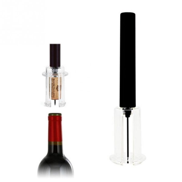 High End Pneumatic Wine Bottle Opener Black Cork Remover Easy Air Pressure Wine Opener H06 - Image 4
