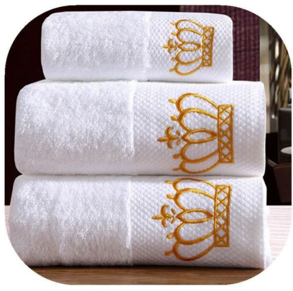 Cotton gift towel custom embroidery boutique hotel hotel sauna large bath towel - Image 2