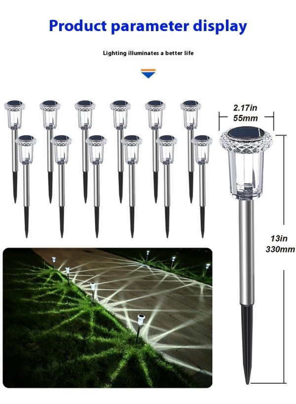 Solar White Led Lawn Lamp Scenic Spot Decoration - Image 7