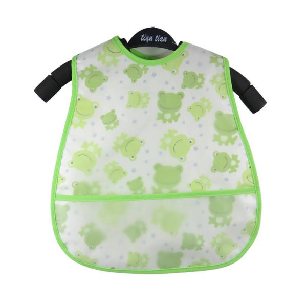 Baby eating bib girl baby waterproof children male painting apron - Image 2