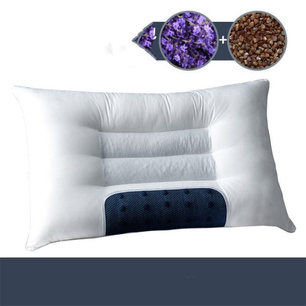 Cotton Cassia Seed Pillow, Buckwheat Skin, Cervical Pillow - Image 10