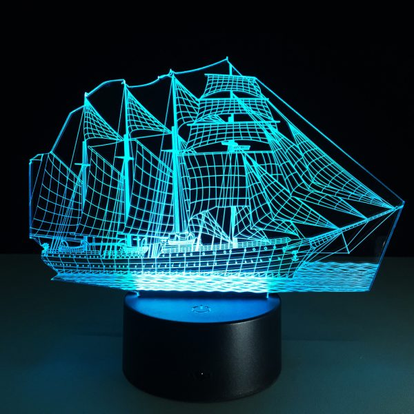 Creative sailing 3D light - Image 3