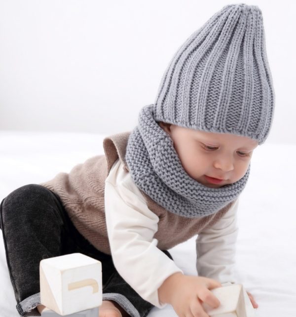 New Warm Children's Hat And Bib - Image 3