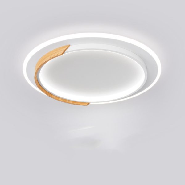 Log Ceiling Led Light Round Bedroom - Image 2