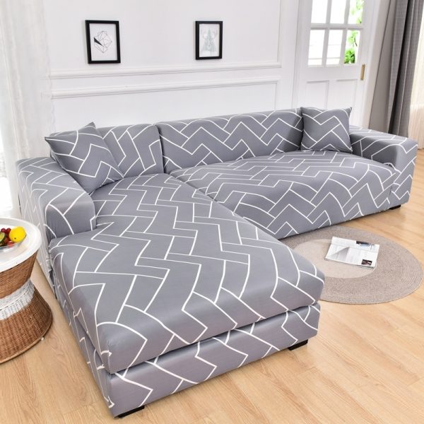 Simple fabric stretch sofa cover full sofa cover - Image 4