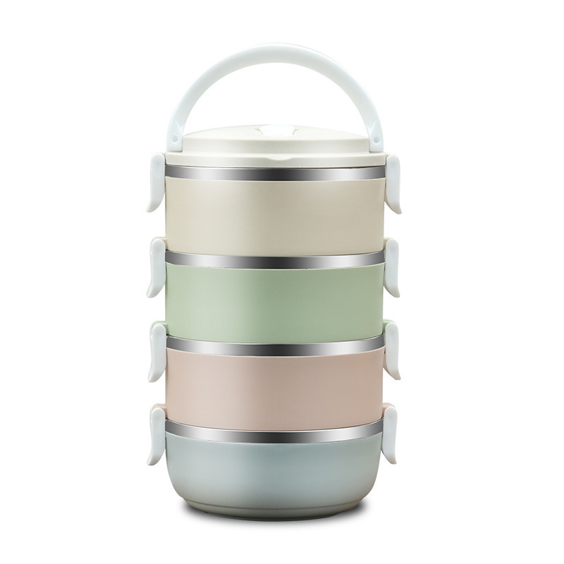 Stainless Steel Plastic Sealed Large Capacity Lunch Box