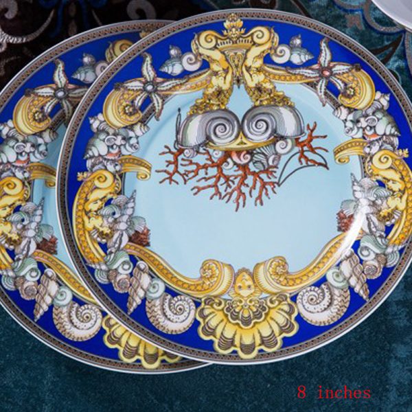 Chinese Style Enamel Bowl And Tableware Set - Image 4