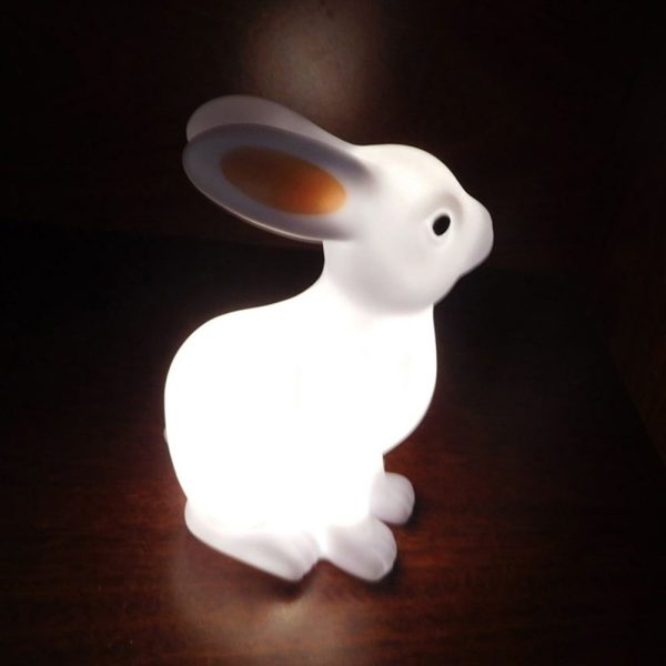 Led Rabbit Night Lamp Lovely Animal Light