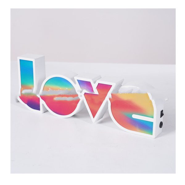 LOVE Colorful LED Letter Light Night Light - Image 3