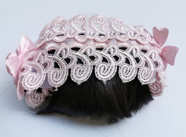 Newborn Baptism Cute Curly Hair Bundle Bangs Hair Ornament - Image 3