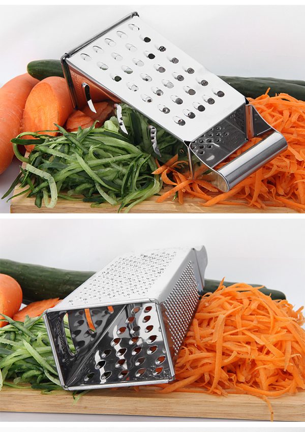 Stainless Steel Multifunctional Four-Sided Grater - Image 3