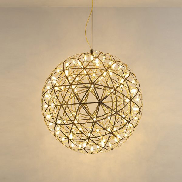 Dandelion Gypsophila Spark Ball Chandelier Creative Firework Light - Image 4