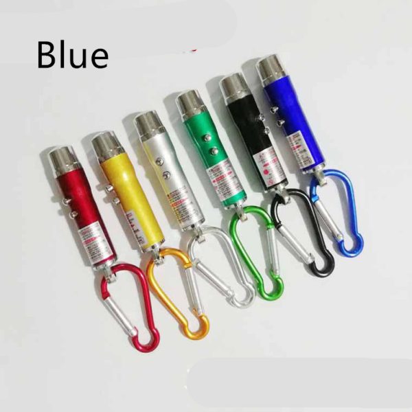 Aluminum Alloy Currency Detector Lighting Infrared Mini Three-In-One Uv Ultraviolet Flashlight Keychain Laser Light - Image 6