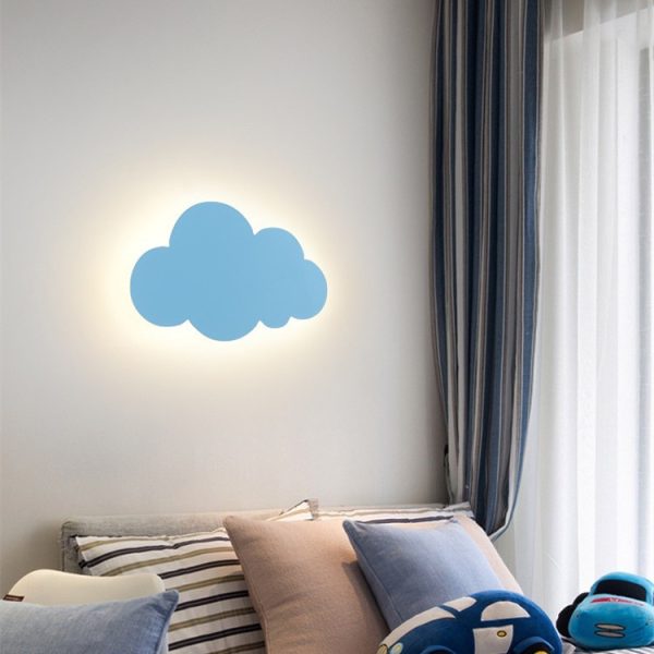 Children's Room Wall Lamp Colorful Cloud Lamp Cartoon Led Wall Lamp