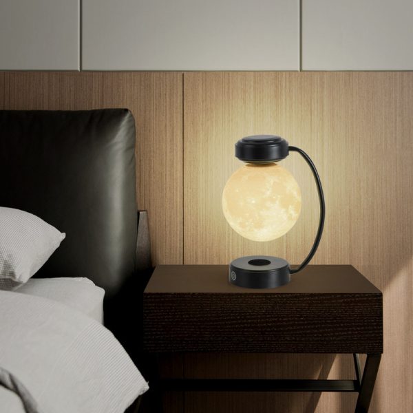 Creative Personality Magnetic Levitation Moon Lamp For home Bedside Table Lamp - Image 5