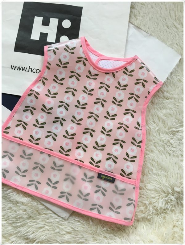 Baby Eating Waterproof Sleeveless Bib Gown - Image 4