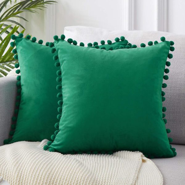 Wind Velvet Solid Color Cushion Cover For Office - Image 4