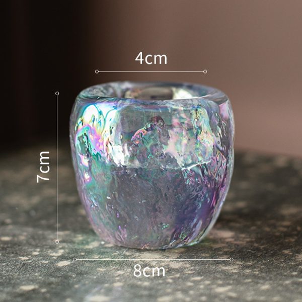 Decorative Tabletop Ornaments Glass Romantic Candle Light Cup - Image 2