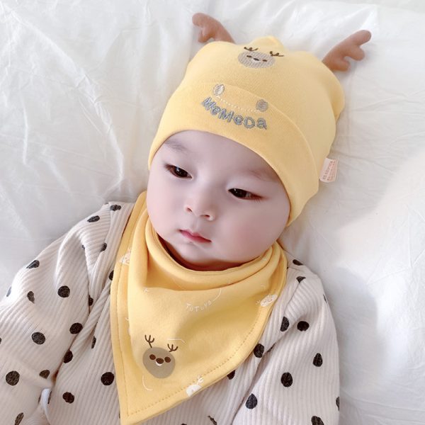 Spring Cotton Cute Baby Pullover Hat - Image 2