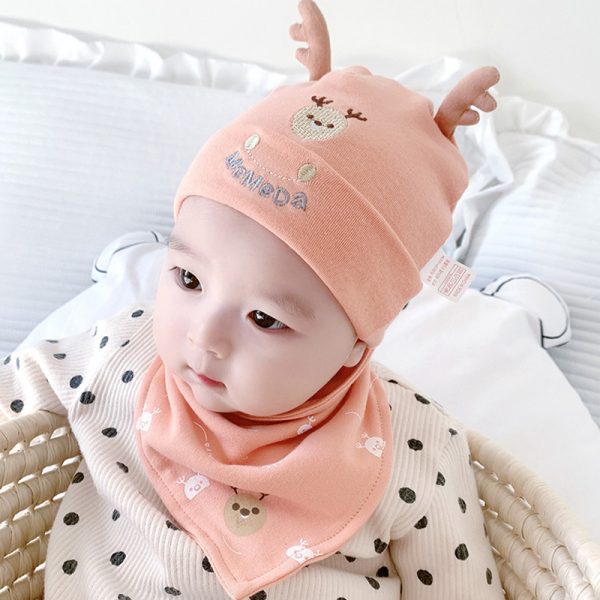 Spring Cotton Cute Baby Pullover Hat - Image 3