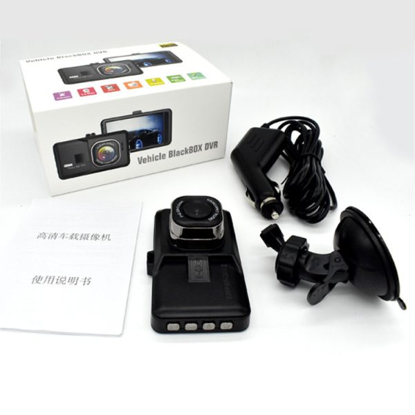 Hidden Driving Recorder Black Gold Steel 3.0 Inch HD 1080P Car Driving Recorder Manufacturer Spot - Image 5