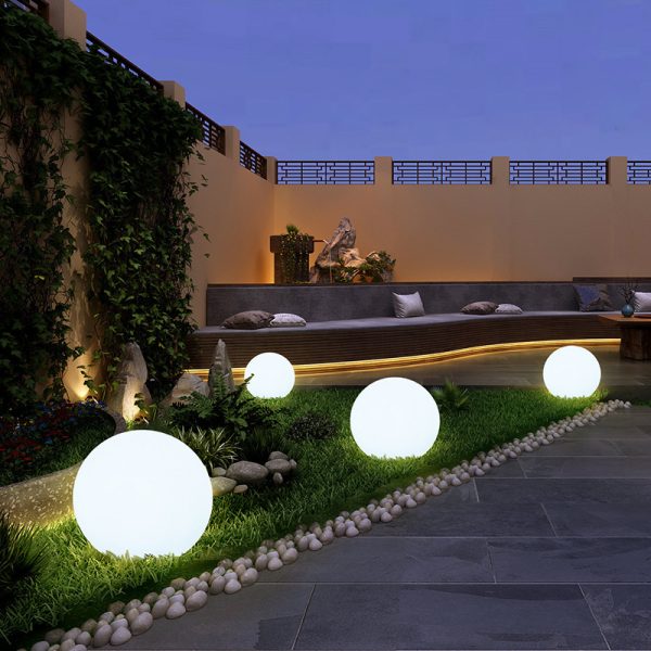 Led Luminous Ball Lights Outdoor Waterproof Colorful Lights Lawn Luminous Ball Garden Floor Lights Swimming Pool Floating Ball Lights - Image 3