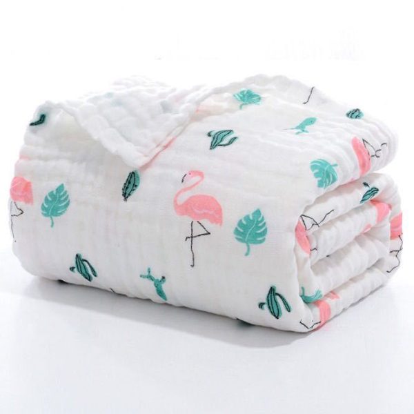 Baby Towel Children's Pure Cotton Gauze Bath Towel Six Layer Pure Cotton Super Soft Bath Towel - Image 2