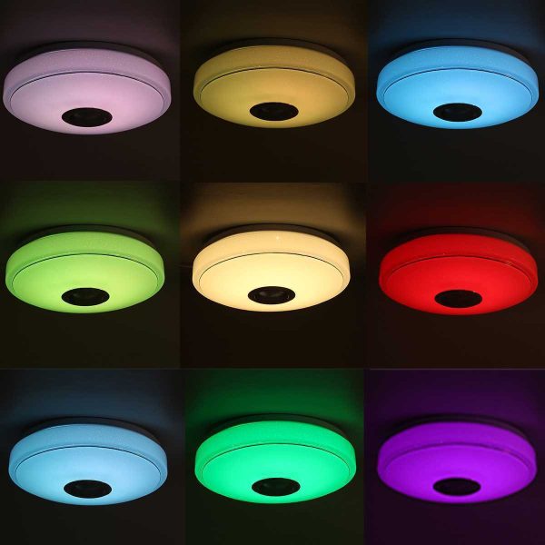 Tuya Wifi Smart Ceiling Light Led Colorful App Remote Control Bluetooth Lamps Alexa Google Home Cross-Border - Image 4