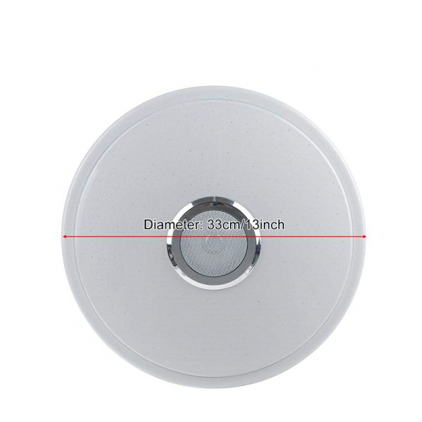 Tuya Wifi Smart Ceiling Light Led Colorful App Remote Control Bluetooth Lamps Alexa Google Home Cross-Border - Image 3