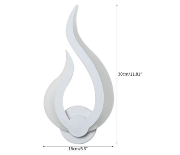 Flame Acrylic Wall Lamp Modern Simple Acrylic Bedroom Aisle Corridor Wall Lamp - Image 3